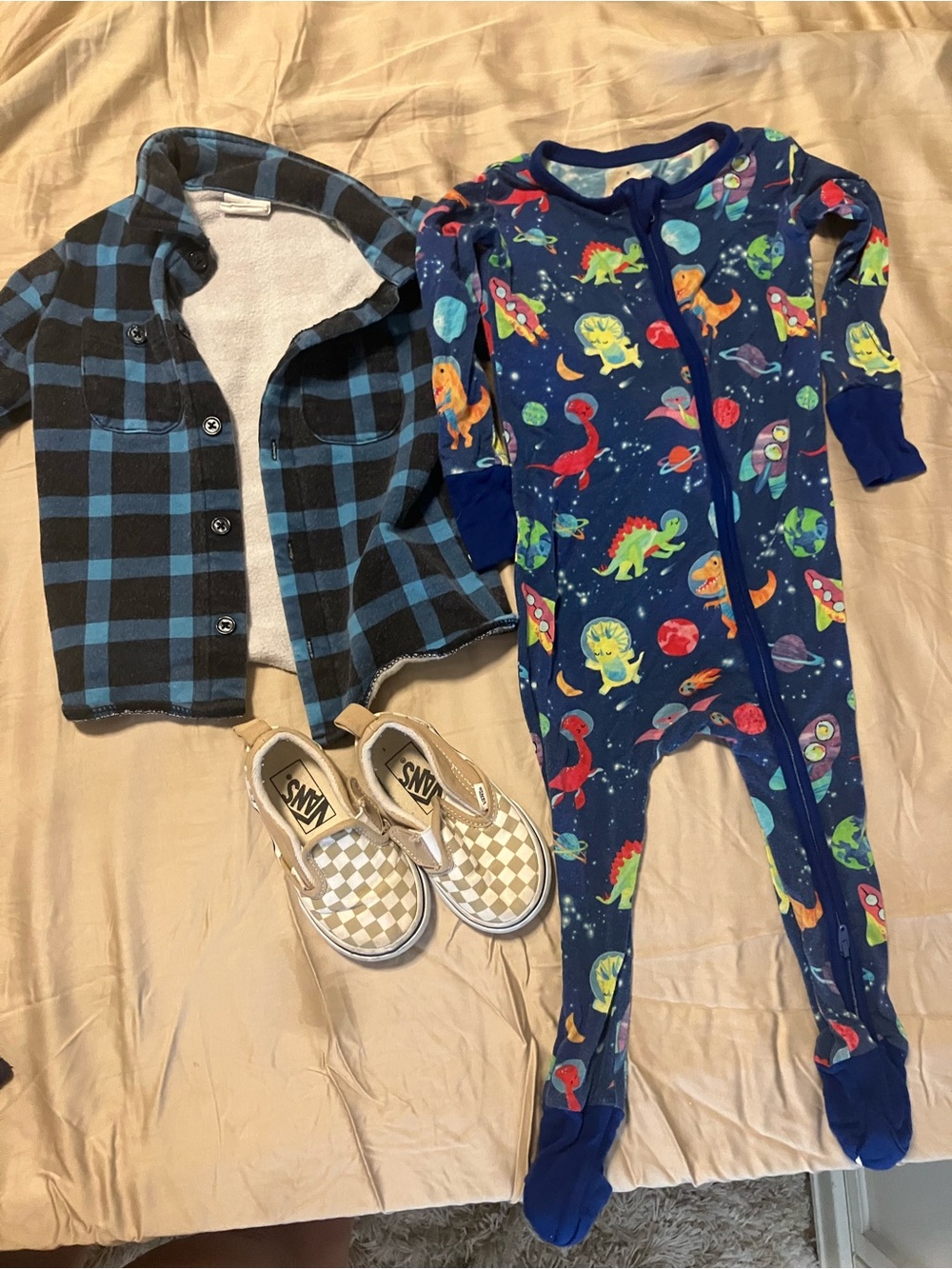 Bamboo and shoe lot